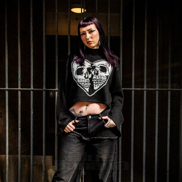 Banned Amoret Jumper (Black) | Blue Banana