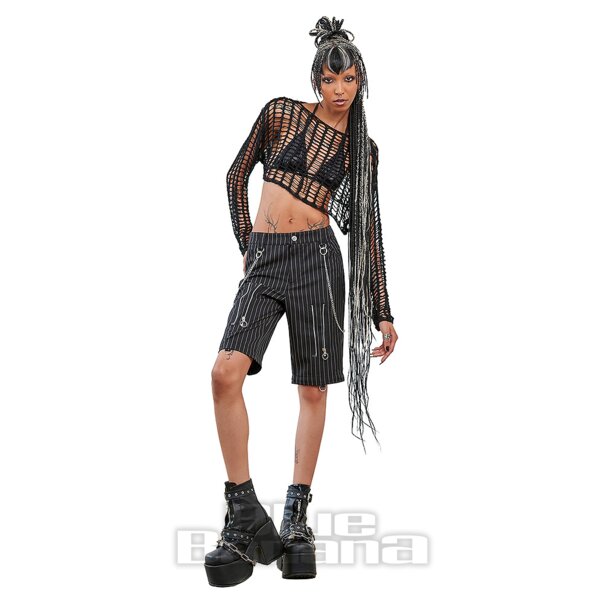 Banned Chain Reaction Trousers (Black) | Alternative Fashion, Goth Clothing
