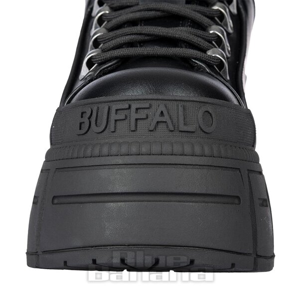 Chaussure végane Buffalo Gospher Hike (noire) | Blue Banana Footwear