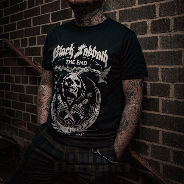 Offizielles Black Sabbath The End Tour T Shirt (Schwarz) | Band-Merchandise DE