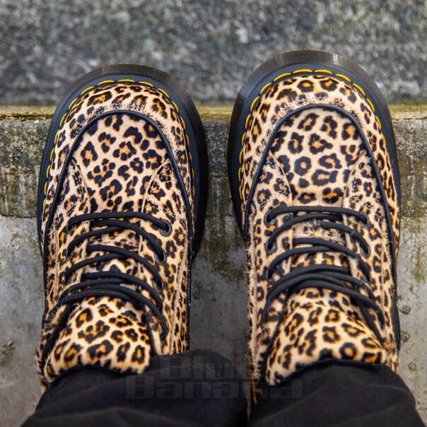 Dr Martens Buzz 5 Lace Mini Shoe (Leopard) | Dr Martens Shoes