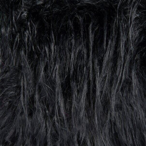 Blue Banana Long Fur Bag (Black) | Alternative Accessories