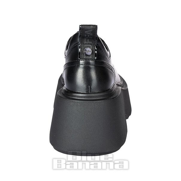 Chaussure végane Buffalo Vicious (noire) | Blue Banana Footwear