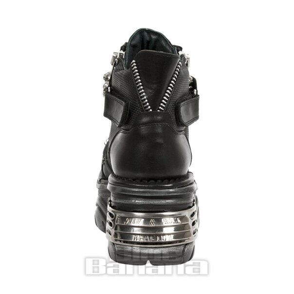 New Rock M.1065-S1 Turbo Platform Boots (Black)