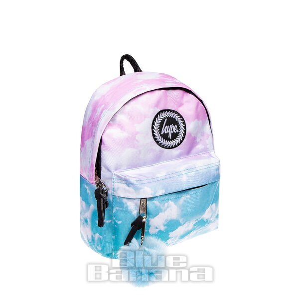 Hype Cloud Fade Mini Backpack Rucksack Blue Banana UK