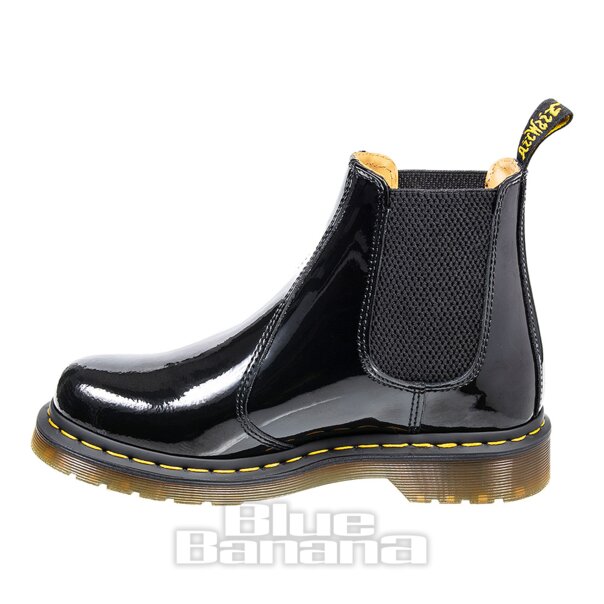 Dr Martens 2976 Patent Chelsea Boots (Schwarz)