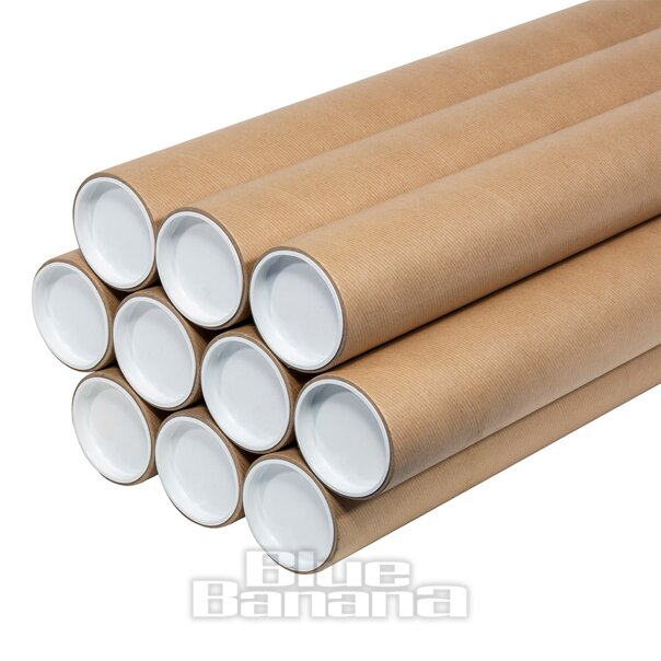 Mailing Tube Pack Of 10, Jumbo Poster Packaging Container