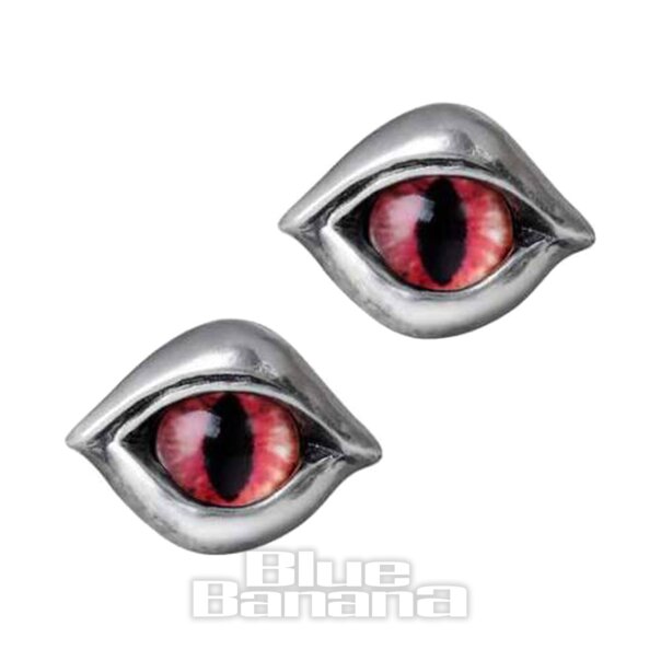 Boucles D'Oreilles Alchemy Gothic Demon Eyes (Étain)