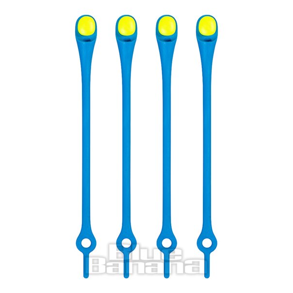 Lacci Hickies (Blu/Giallo Fluorescente)