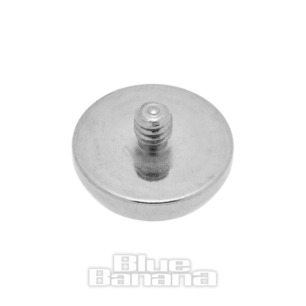 Surgical Steel Amethyst 5mm Dermal Top, Piercing