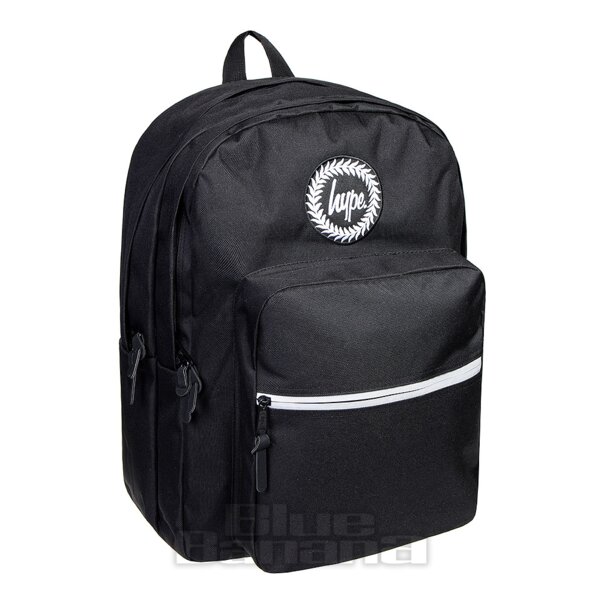 Hype Utility Backpack Bag, Just Hype Rucksack, Black School Bag