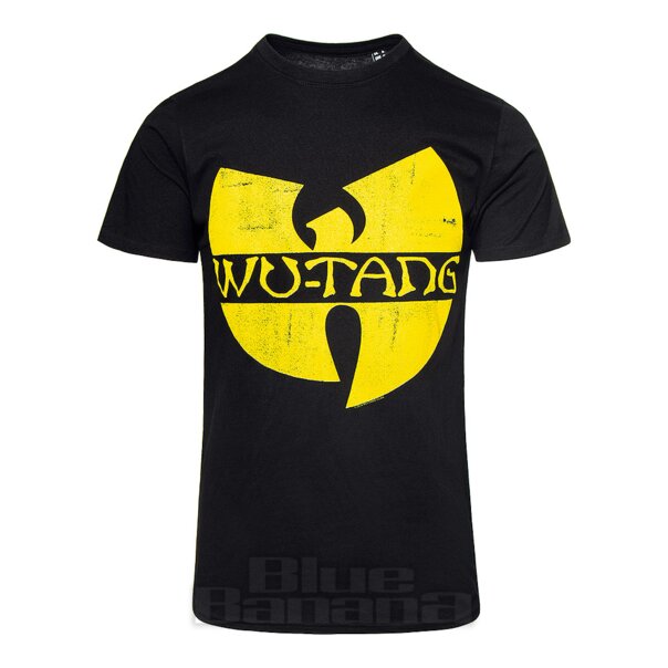 Wu Tang Clan T-Shirt Ufficiale Stampata Logo (Nero)