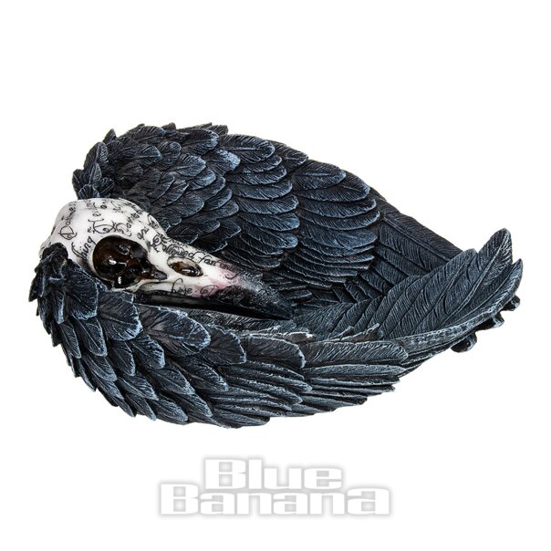Nemesis Now Edgars Raven Trinket Holder, Gothic Home Decor