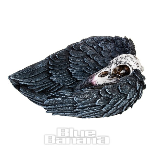 Nemesis Now Edgars Raven Trinket Holder, Gothic Home Decor