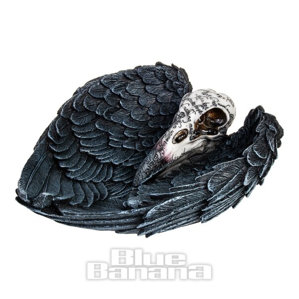 Nemesis Now Edgars Raven Trinket Holder, Gothic Home Decor