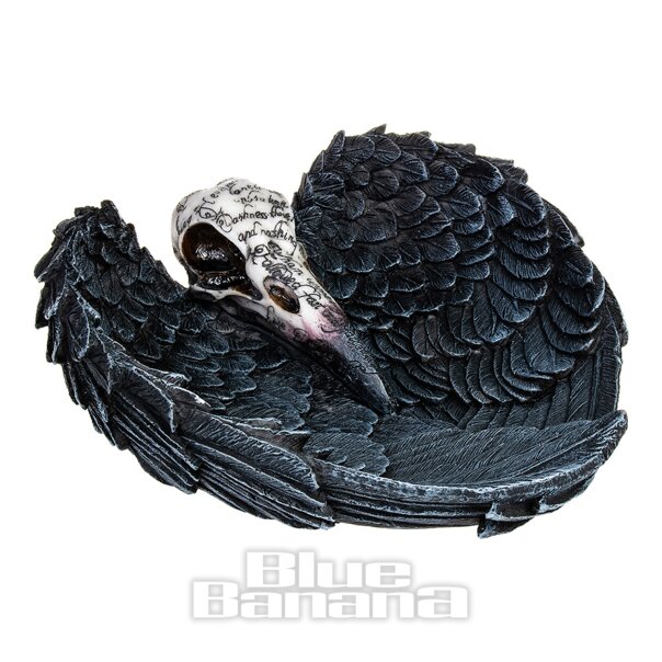 Nemesis Now Edgars Raven Trinket Holder, Gothic Home Decor