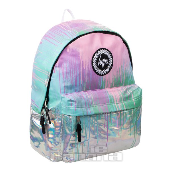 Hype Holographic Drips Backpack Rucksack & School Bag