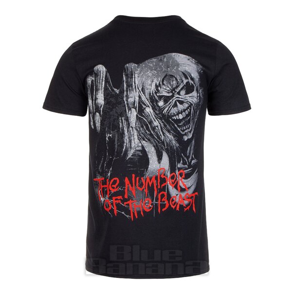 Oficial de Iron Maiden The Number Of The Beast Jumbo Camiseta (Negro)