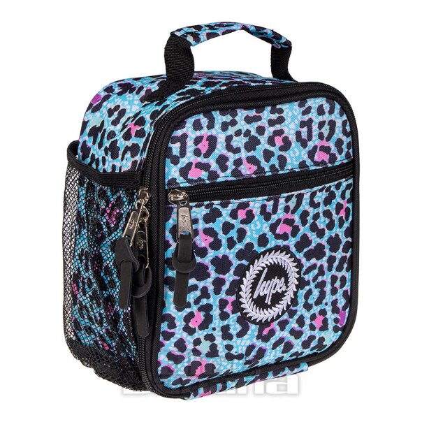 Hype Ice Leopard Blue Lunch Box Kids School Lunch Bag