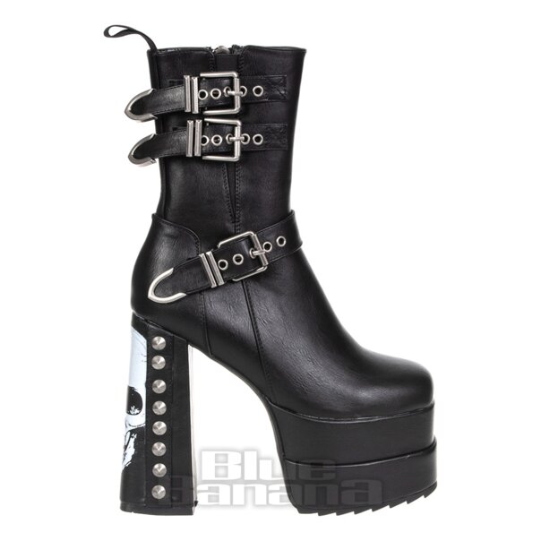 Lamoda Eliminate Platform Boots (Black) | Blue Banana UK