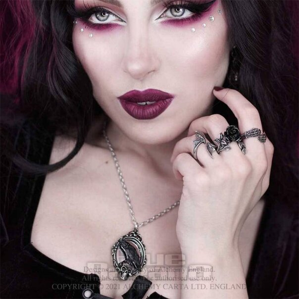 Alchemy Gothic Eine Nacht Mit Goethe Ring (Silber)