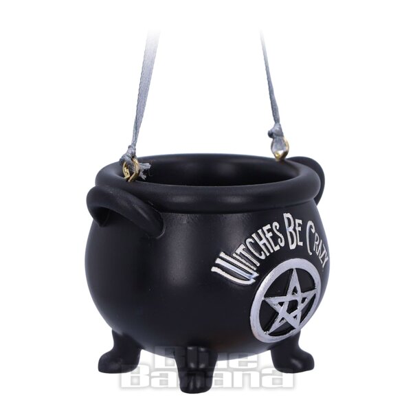 Nemesis Now Witches Be Crazy Cauldron Hanging Ornament (6.1 CM)