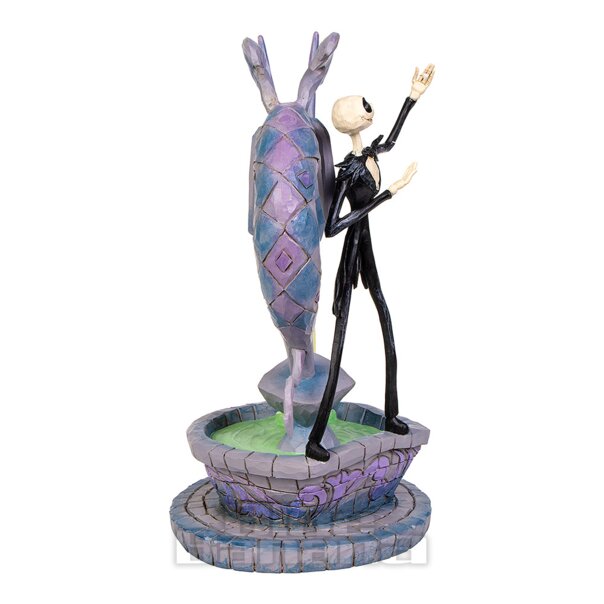Nightmare Before Christmas Soulful Soliloquy Jack On Fountain Figurine | Disney