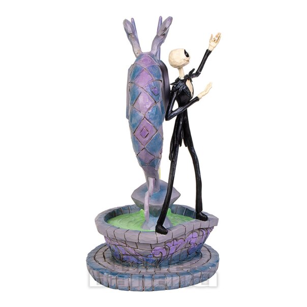 Nightmare Before Christmas Soulful Soliloquy Jack On Fountain Figurina