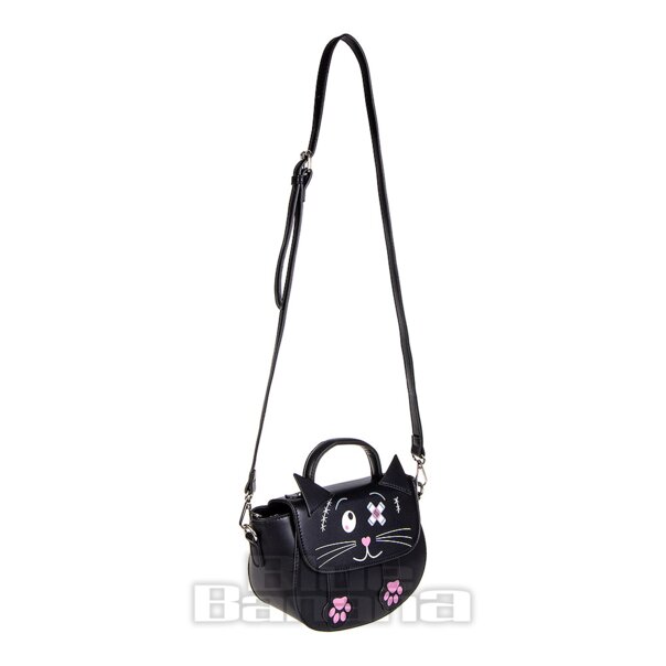 Banned Black Neko Handbag | Blue Banana UK