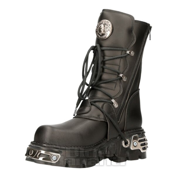 New Rock M.373-S7 Reactor Vegane Stiefel (Schwarz)