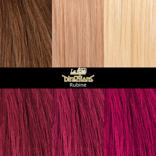 La Riche Directions Rubine Hair Dye | Red Semi Permanent Colour Multipack