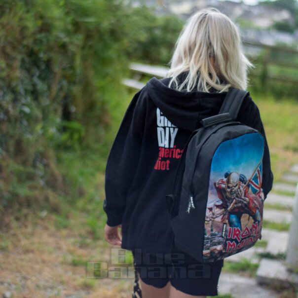 Rocksax Iron Maiden 'Trooper' Mochila (Negro)