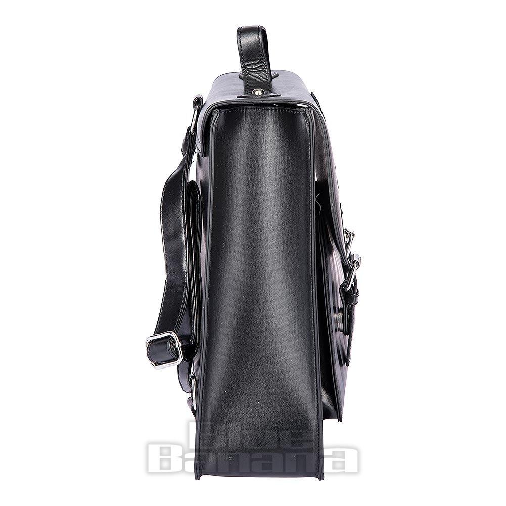 Wednesday Nevermore Satchel (Black) | Blue Banana UK