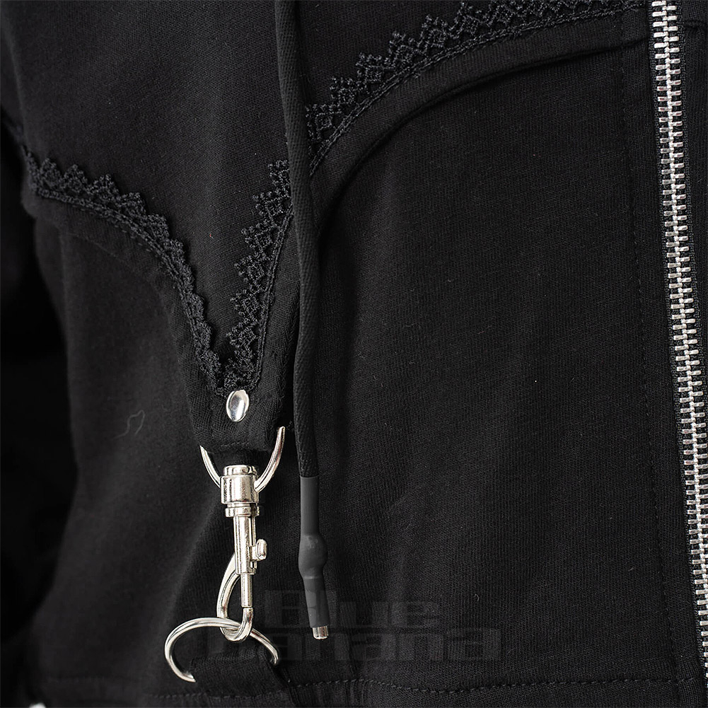 Vixxsin Halia Hoodie (Black) | Blue Banana