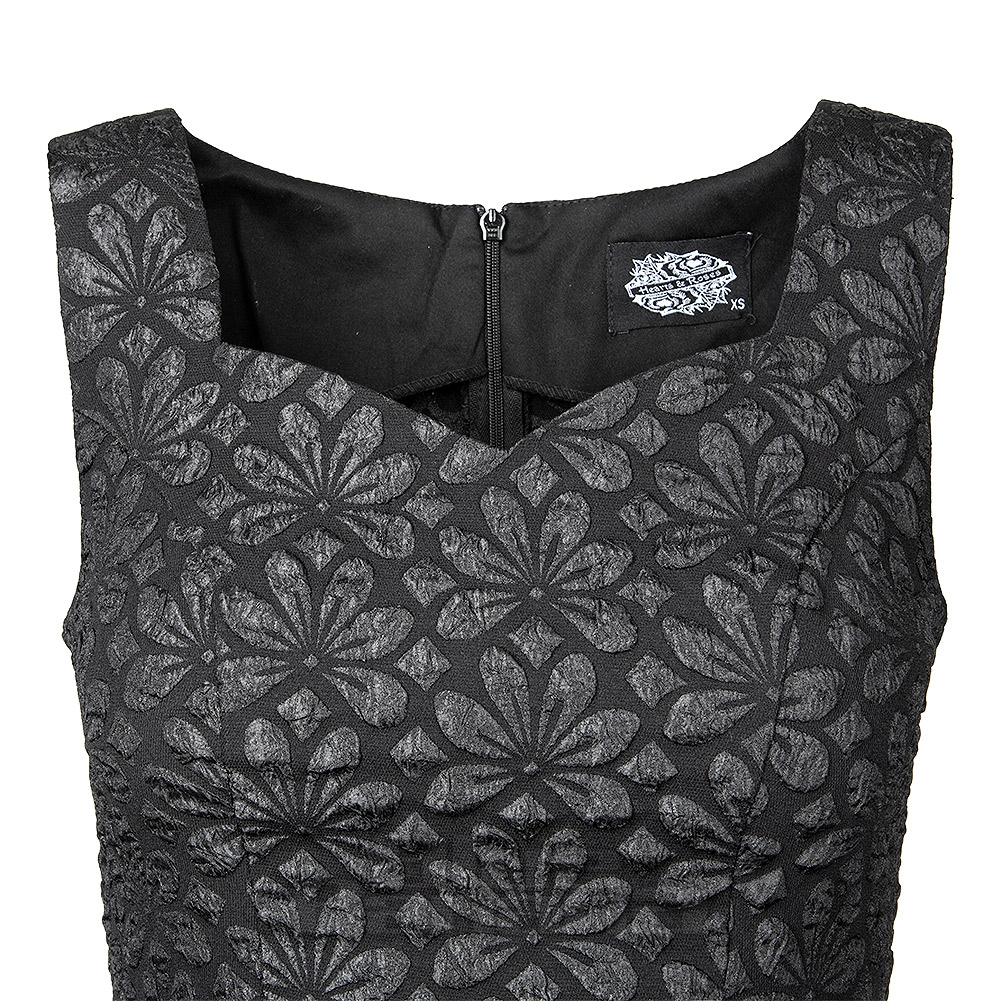 H&R London Dahlia Dress (Black) | Blue Banana