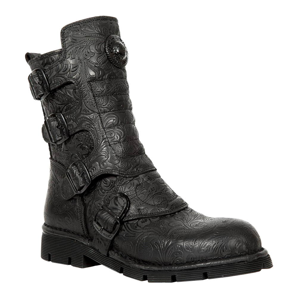 New Rock M.373X-S24 Black Boots | Gothic New Rock Footwear