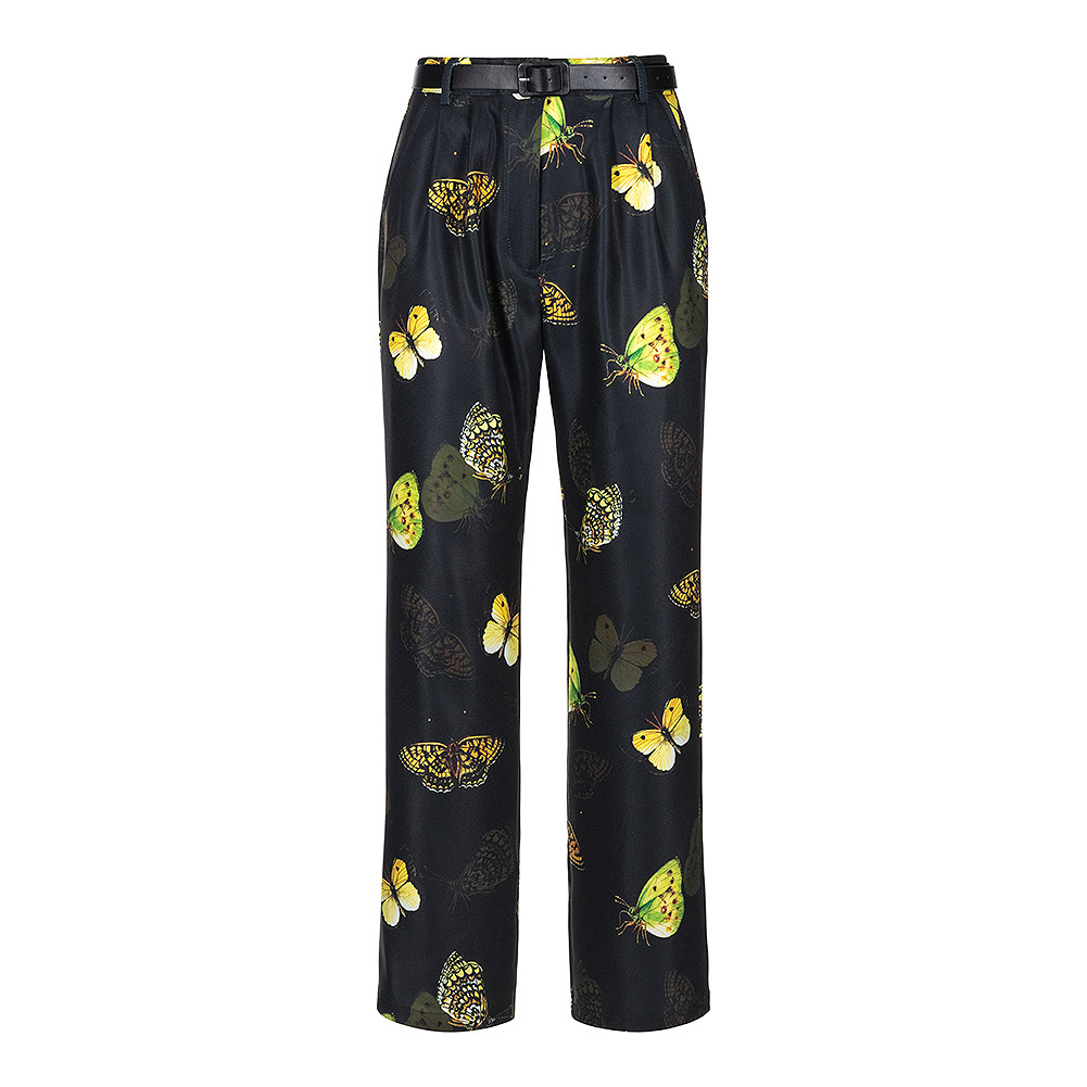 Bleeding Heart Butterfly Trousers | Vintage Fashion