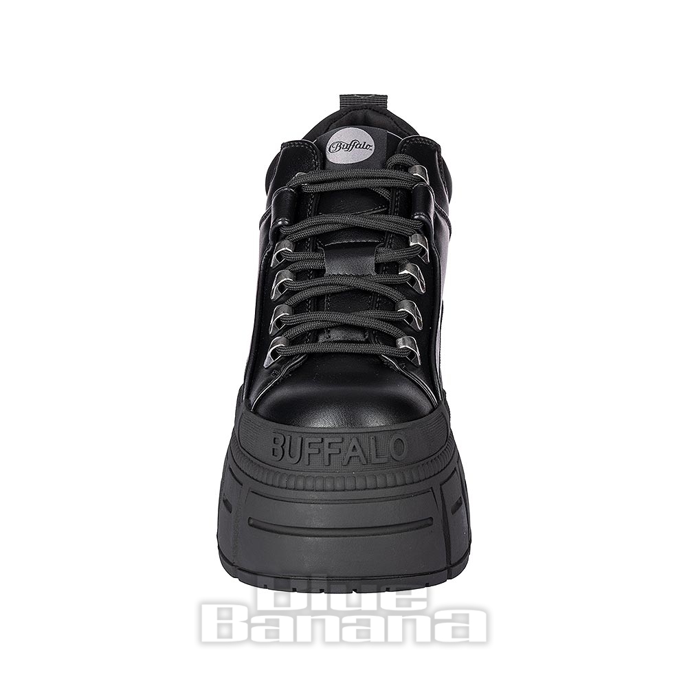 Buffalo Gospher Hike Vegan Shoe (Black) | Vegan Goth Boots