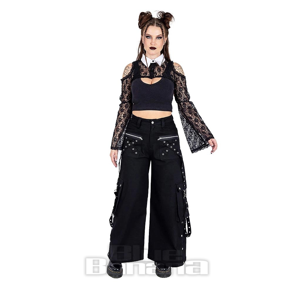 Heartless Lilith Lace Bolero Jacket (Black) | Blue Banana
