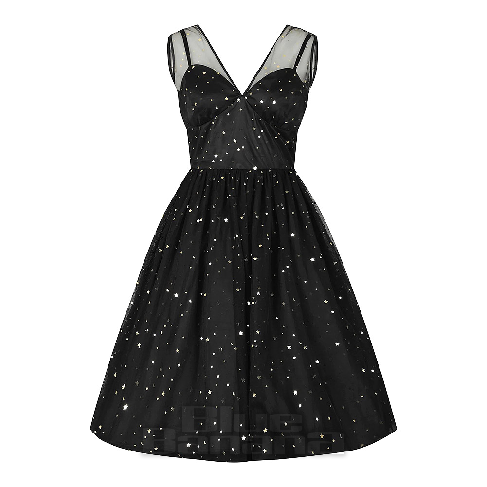 Hell Bunny Infinity Midi Dress Retro Dress