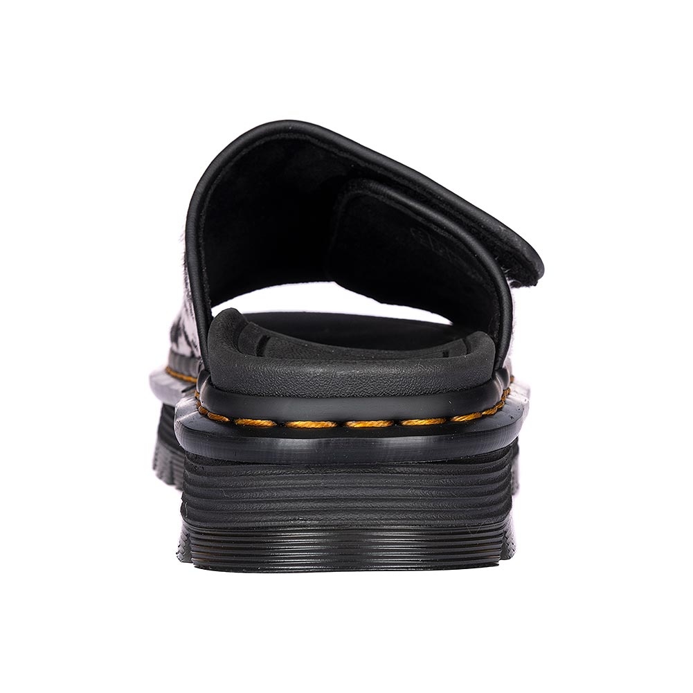 Dr Martens Zebzag Dalmatian Slider (Black/Cream) | Dr Martens Sandals