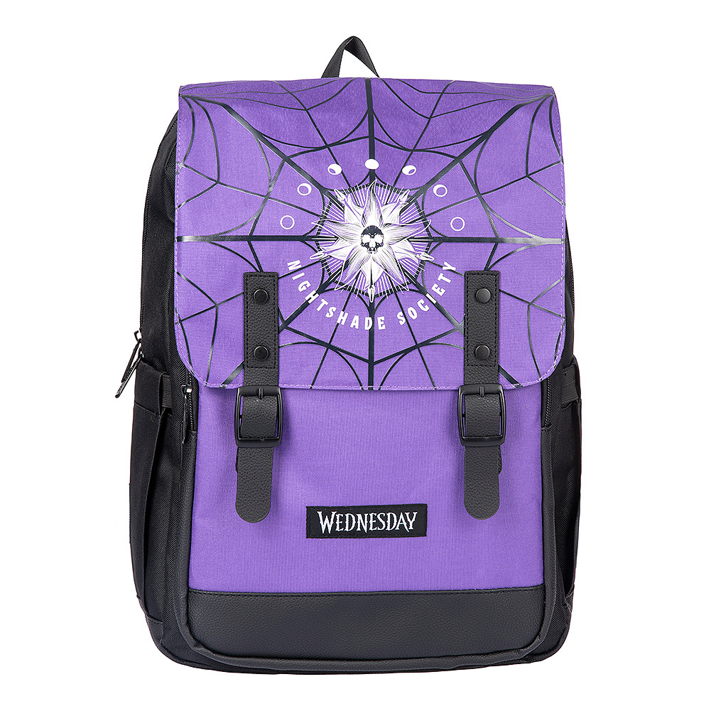 Official Wednesday Nevermore Backpack | Addams Family Merch display picture 3