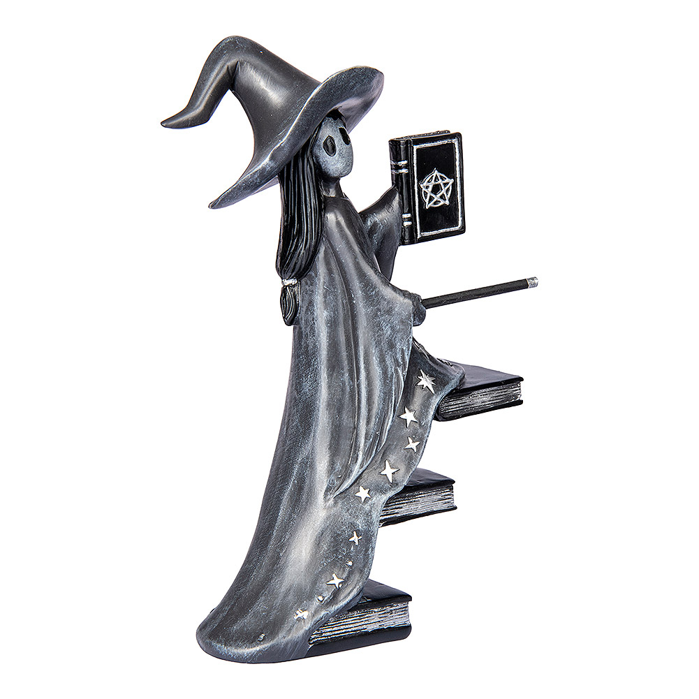 Nemesis Now Figurina Pentagramma Litha | Decorazione Wiccan Del Solstizio D'Estate, Resina Oro Con Fiori E Fogliame, 16,5 Cm
