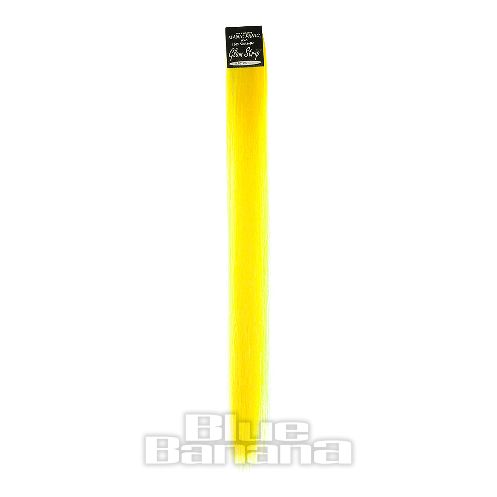 Manic Panic Synthetische Glam Strips Electric Banana | Farbige Haarstrhnen