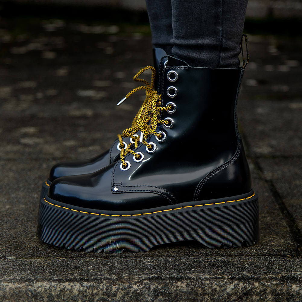 Dr Martens Jadon Max Buttero Black Boots | Docs Platform Boots