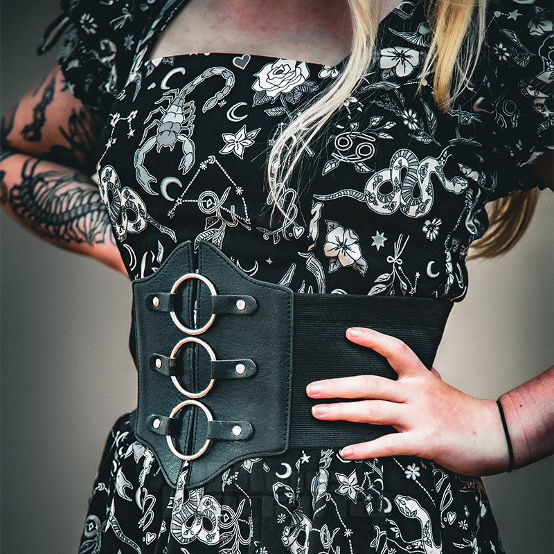 Hell Bunny Star Sign Mini Dress (Black) | Blue Banana