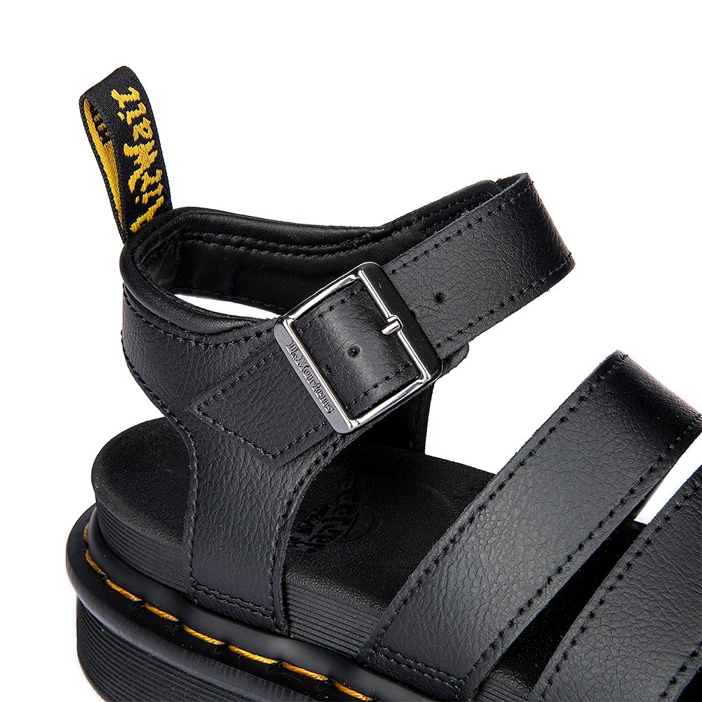 Dr.Martens サンダル　Blaire Hydro Black Dr Martens Blaire Hydro Leather Sandals (Black) | Blue Banana