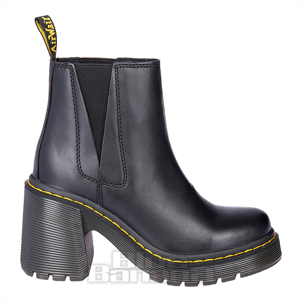 Dr Martens Sendal Spence Heeled Boots (Black) | Blue Banana UK