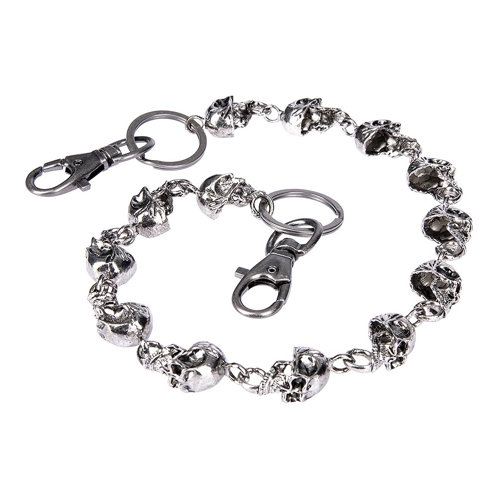 Skulls Chain (Silver) | Blue Banana