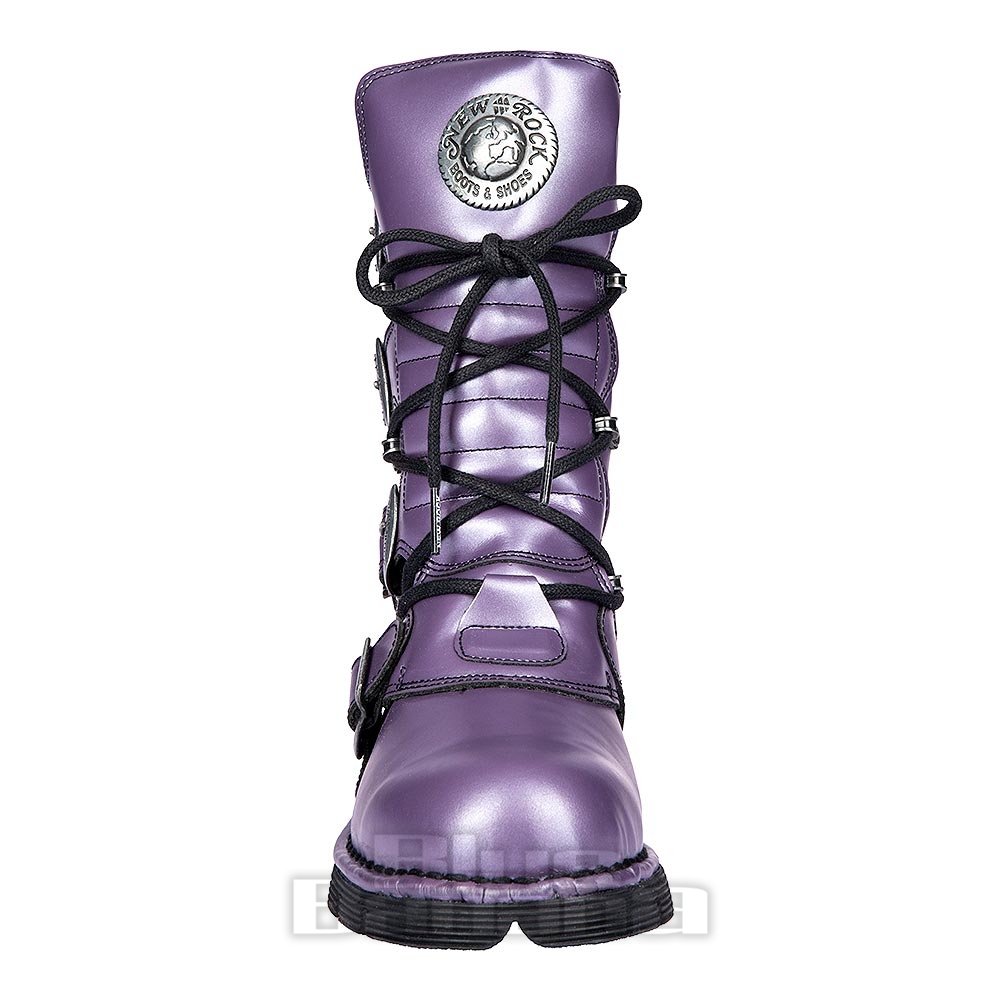 New Rock M.1473-S11 Boots (Purple) | Blue Banana